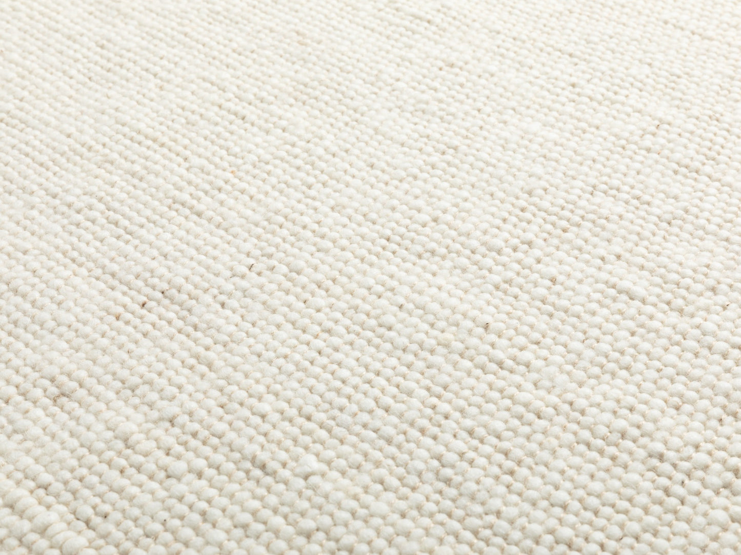 Handweb Teppich Norda Creme
