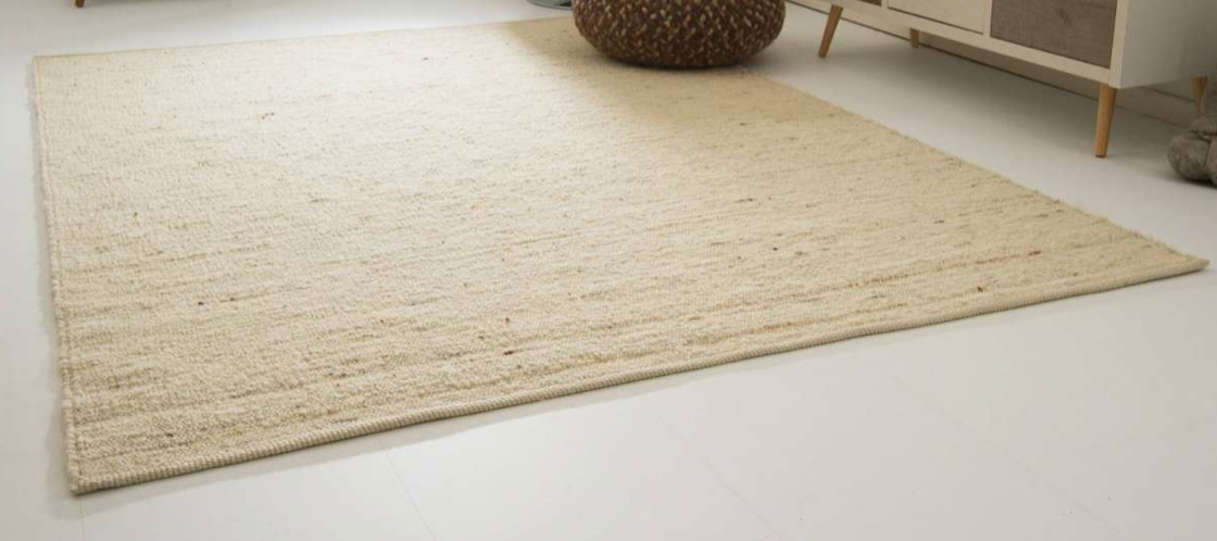Handweb Teppich Alvar Naturhell