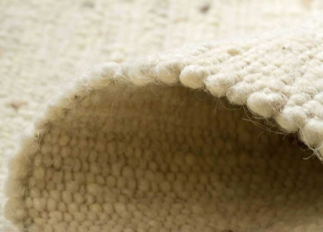 Handweb Teppich Alvar Naturhell